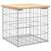 vidaXL Vrtna klop gabion 43x44x42 cm trdna borovina