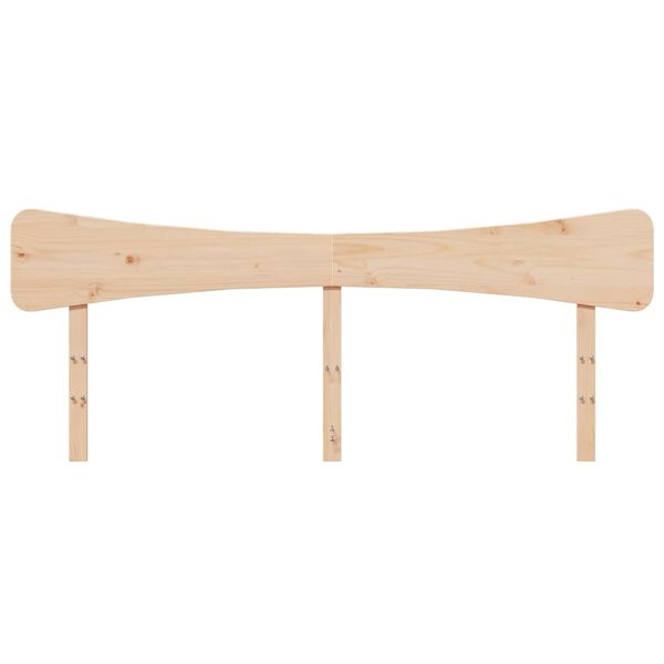 vidaXL Vzglavje 200 cm trdna borovina