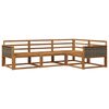 vidaXL Zunanja garnitura za sedenje 4 pcs Naravna Masiven les akacije
