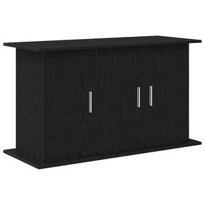 vidaXL Stojalo za akvarij črn hrast 101x41x58 cm inženirski les