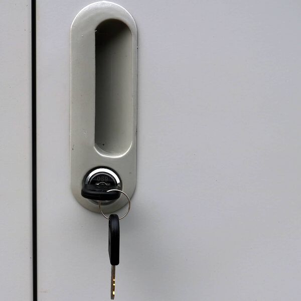 vidaXL Locker Omara Siva 45 x 90 x 180 cm