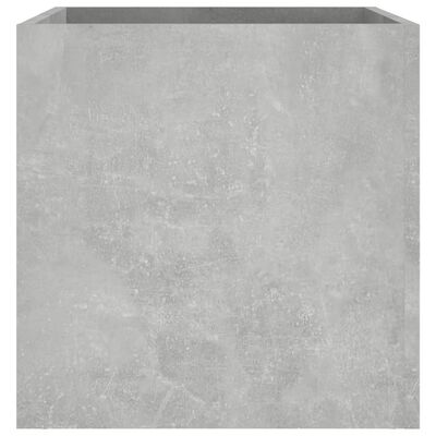 vidaXL Cvetlično korito betonsko sivo 40x40x40 cm konstruiran les