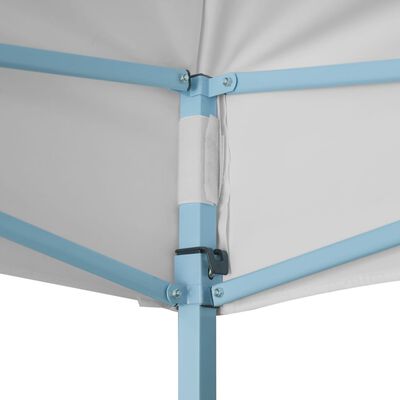 vidaXL Profesionalen zložljiv vrtni šotor 3x4 m jeklo bel