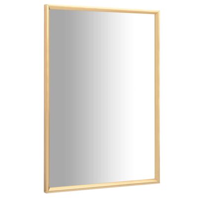 vidaXL Ogledalo zlato 60x40 cm