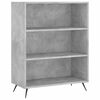 vidaXL Knjižna omara betonsko siva 69,5x32,5x90 cm inženirski les