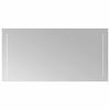 vidaXL LED kopalni&scaron;ko ogledalo Transparentno 80 x 40 cm kaljeno steklo