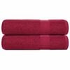 vidaXL Brisače za roke FROGN 2 kosa bordo 50x100 cm 360 g/m&sup2;