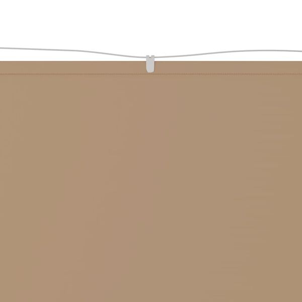 vidaXL Vertikalna markiza taupe 60x1000 cm tkanina oxford