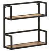 vidaXL Stenska polica 60x20x60 cm robusten mangov les