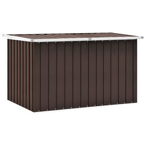 vidaXL Vrtna &scaron;katla za shranjevanje rjava 149x99x93 cm