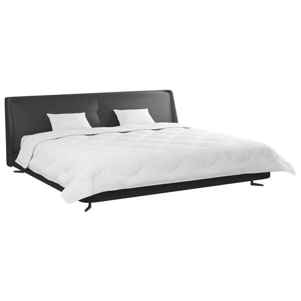 vidaXL Zimska posteljnina z blazino 3 pcs Bela Mikrovlakna