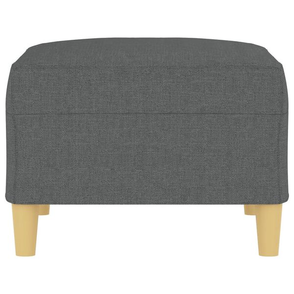 vidaXL Stolček za noge temno siv 70x55x41 cm blago