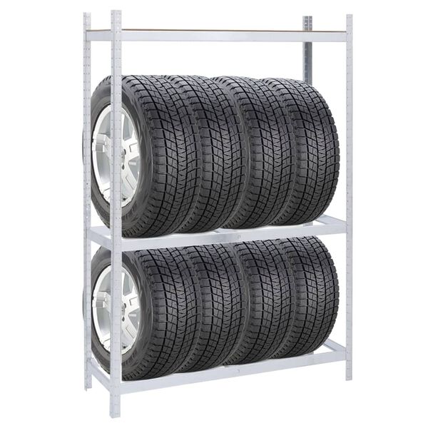 vidaXL Stojalo za pnevmatike 795 kg jeklo