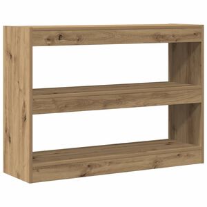 vidaXL Knjižna omara 2 nivojev 100 x 30 x 72 cm Inženirski les