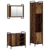 vidaXL Komplet omaric za kopalnico 3 kos Star les 40 x 36 x 181 cm