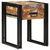 vidaXL Stranska miza s predalom 40 x 40 x 50 cm Trdna obnovljena les