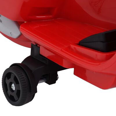 vidaXL Otroški električni motor Vespa GTS300 rdeče barve