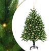 vidaXL Božično drevo Zelena 120 cm PE