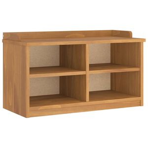 vidaXL klop v preddverju "SANDNES" 87x40x50 cm masivni les bor