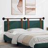 vidaXL Visoki naslon za glavo Temno zelena 170 x 55 x 5 cm Antikni PU