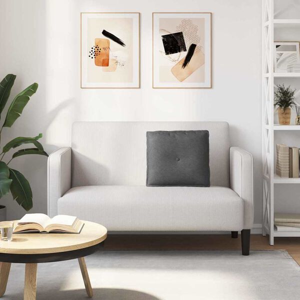 vidaXL Poglavni vzglavnik Temno siva 50 x 45 cm Žametna tkanina