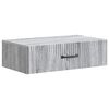 vidaXL Stenska stranska miza 59 x 34,5 x 17 cm Inženirski les