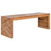 vidaXL TV stojalo 110x60x38 cm trdna tikovina