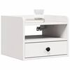 vidaXL Nočna omarica 2 pcs Bela 38 x 36 x 29,5 cm Trdna borovina