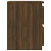 vidaXL Nočna omarica 2 kosa rjavi hrast 30x30x40 cm konstruiran les