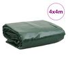 vidaXL Ponjava zelena 4x4 m 650 g/m&sup2;