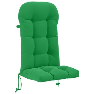 vidaXL Blazina za stol Adirondack PUTTEN 100% poliester Zelena