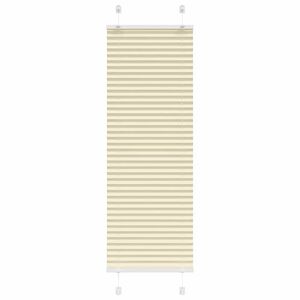 vidaXL Plisirana žaluzija krem 40x100 cm &Scaron;irina tkanine 39,4 cm