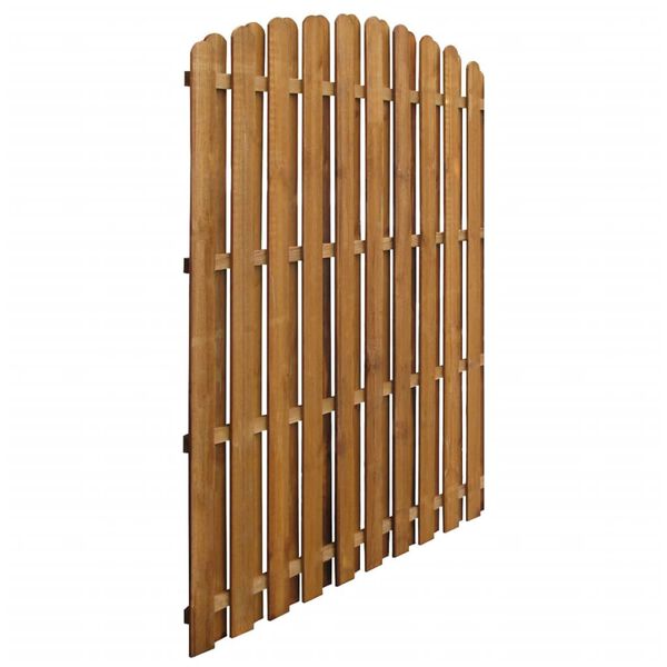 vidaXL Ograjni panel impregnirana borovina 170x(156-170) cm