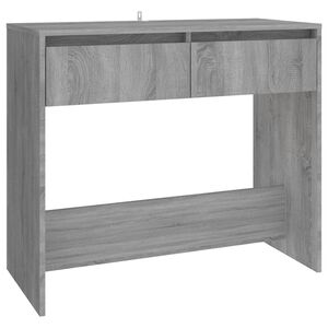 vidaXL Klubska mizica siva sonoma 89x41x76,5 cm iverna plo&scaron;ča