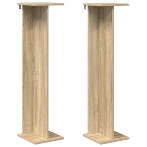 vidaXL Stojalo za rastline Sonoma hrast 25 x 25,5 x 100,5 cm