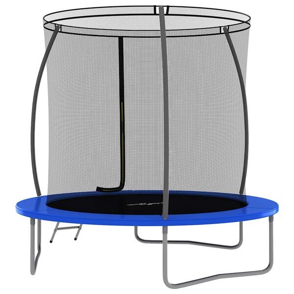 vidaXL Trampolin komplet okrogel 244x55 cm 100 kg
