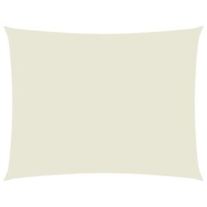 vidaXL Senčno jadro oksford blago pravokotno 3,5x4,5 m krem
