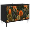 vidaXL TV omarica ZAANDAM 69 x 33 x 50,5 cm Črni hrast Inženirski les