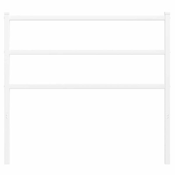 vidaXL Kovinsko nadomestno vzglavje belo 107 cm