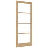 vidaXL Notranja vrata ORKDAL Rjava 93 x 232 cm