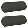 vidaXL Prevleka za blazino 2 pcs HEERLEN Temno siva &Oslash; 15 x 40 cm