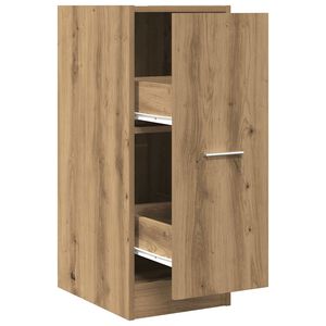 vidaXL Lekarni&scaron;ka omara artisan hrast 30x41x77,5 cm inženirski les