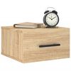vidaXL Stenska nočna omarica sonoma hrast 35x35x20 cm