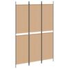 vidaXL 3-panelni pregradni zid Bež 150 x 220 cm Blago