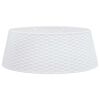 vidaXL Božično drevesno krilo belo &Oslash;65x23 cm Plastika