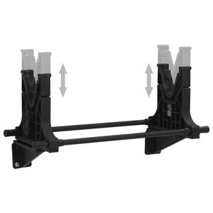 vidaXL Strelsko stojalo 40x17,5x19 cm plastika