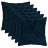 vidaXL Prevleka za blazino 6 kos HEERLEN Temno modra 30 x 30 cm