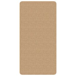 vidaXL Preproga iz jute s podlogo iz lateksa 80x160 cm naravne barve