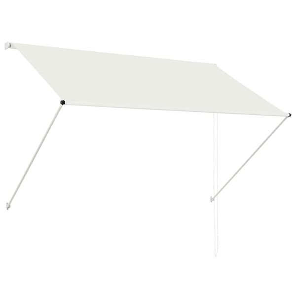 vidaXL Zložljiva tenda 200x150 cm krem
