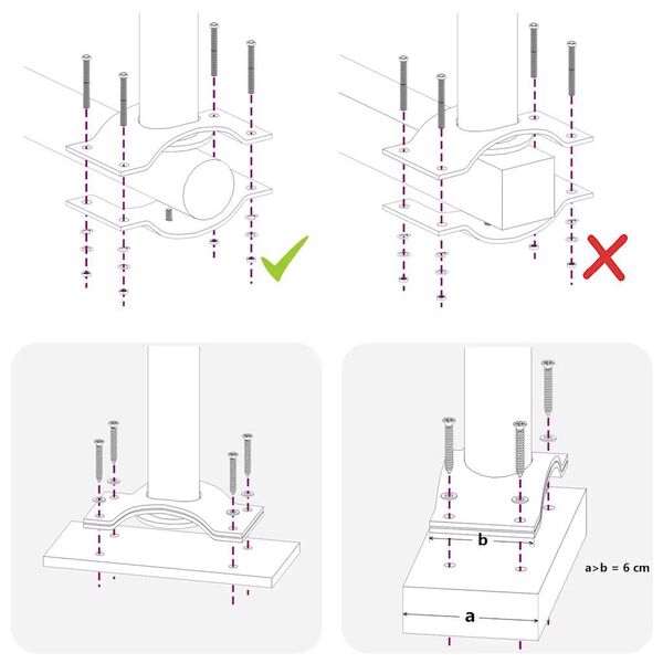 vidaXL Zložljiva stranska tenda za teraso 80x300 cm črna